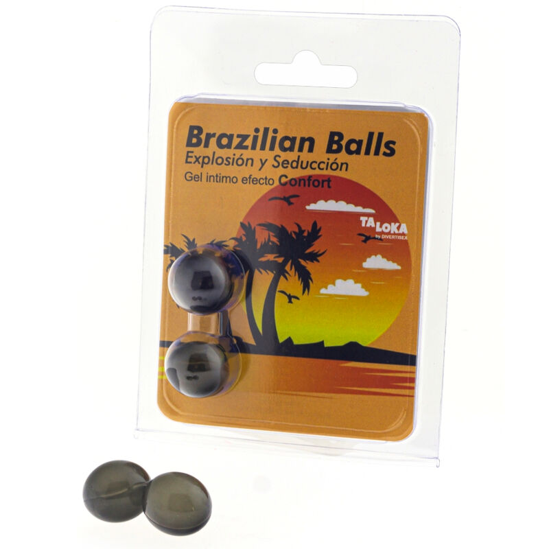 2 balles brésiliennes gel excitant effet confort