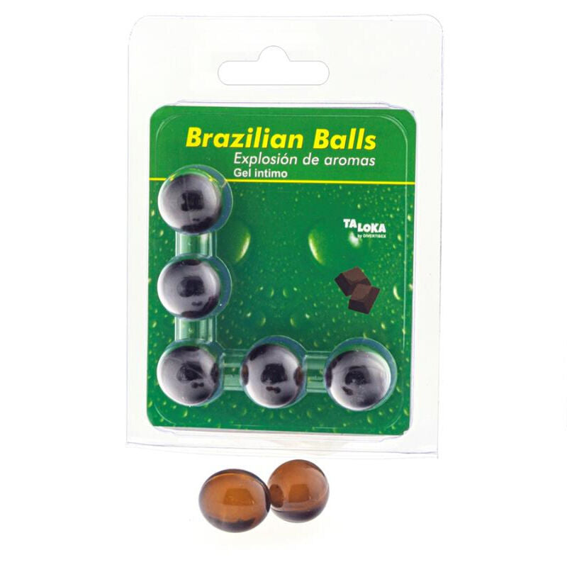 Gel intime au chocolat 5 boules brésiliennes