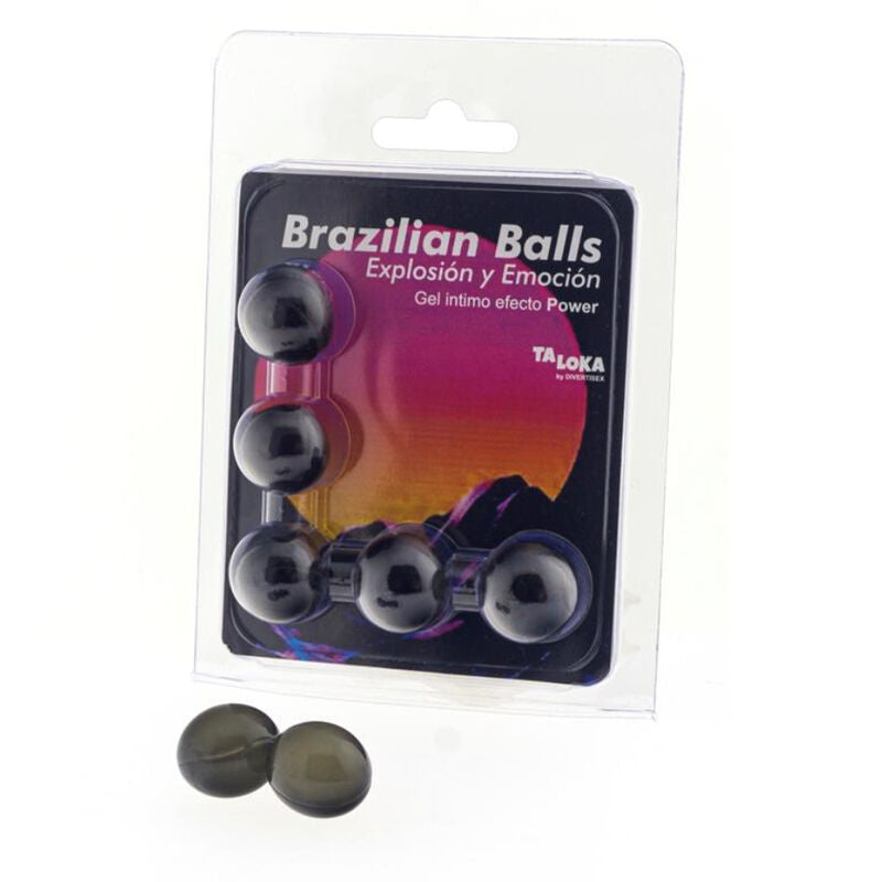 5 balles brésiliennes gel excitant effet puissant