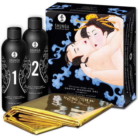 Gel de massage érotique oriental corps à corps aux fruits exotiques
