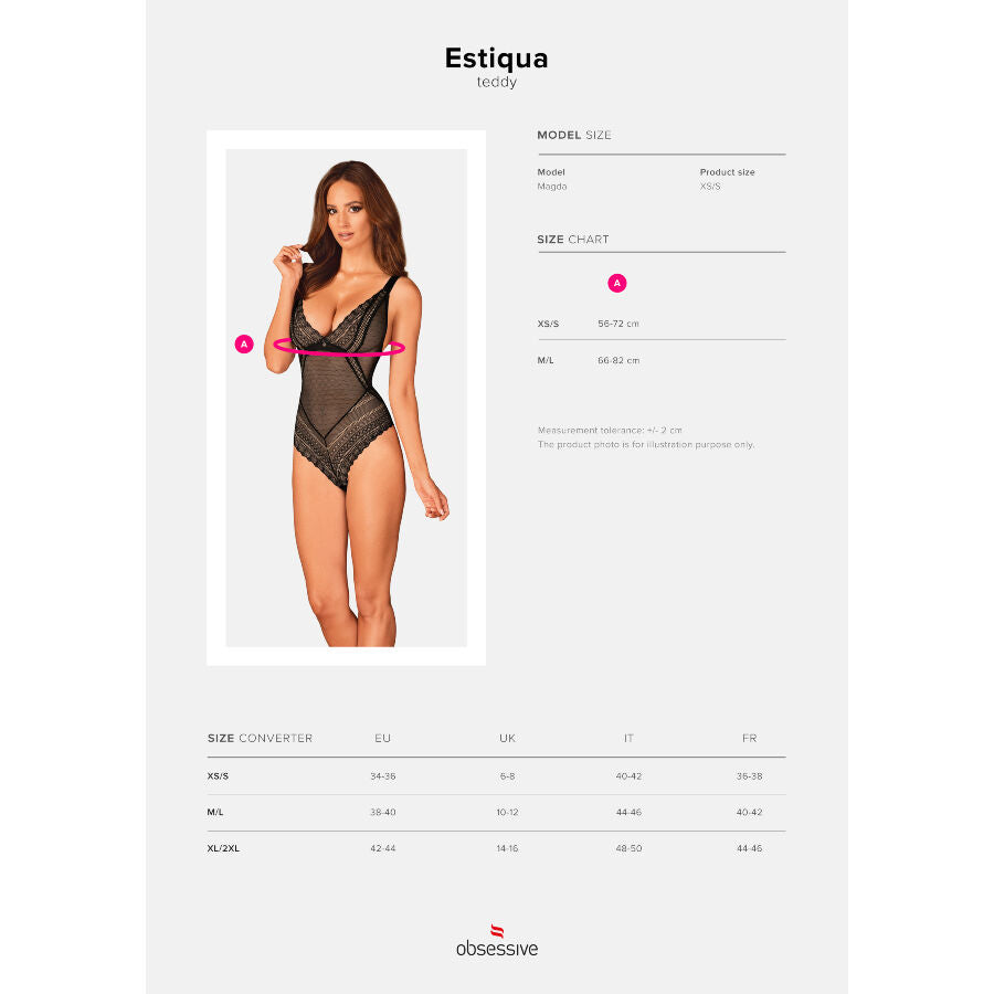 Estiqua teddy xs/s