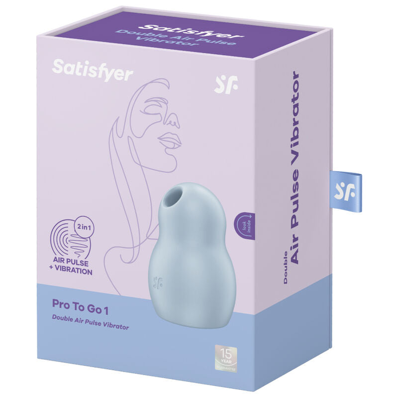 Air Pulse Pro To Go 1 Red Double Stimulator and Vibrator