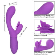 Butterfly kiss flutter purple