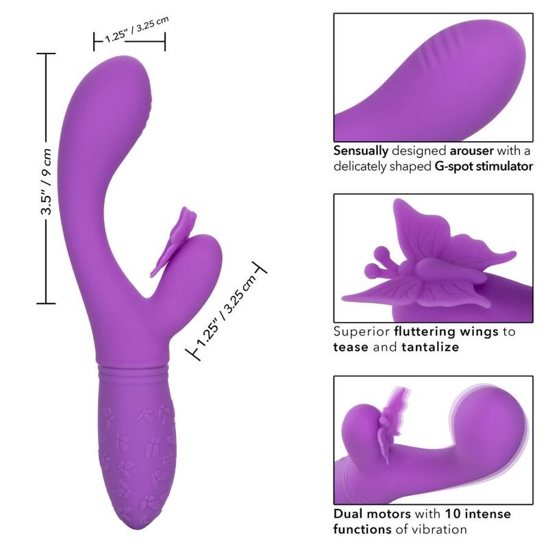 Butterfly kiss flutter purple