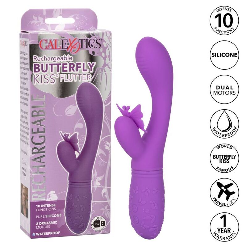 Butterfly kiss flutter purple