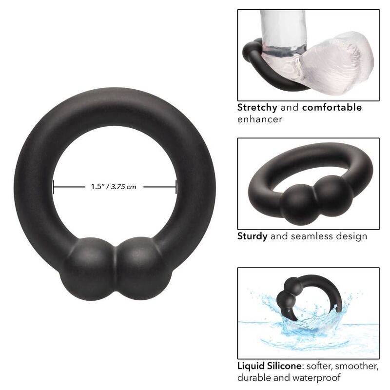 Black Alpha Muscle Ring