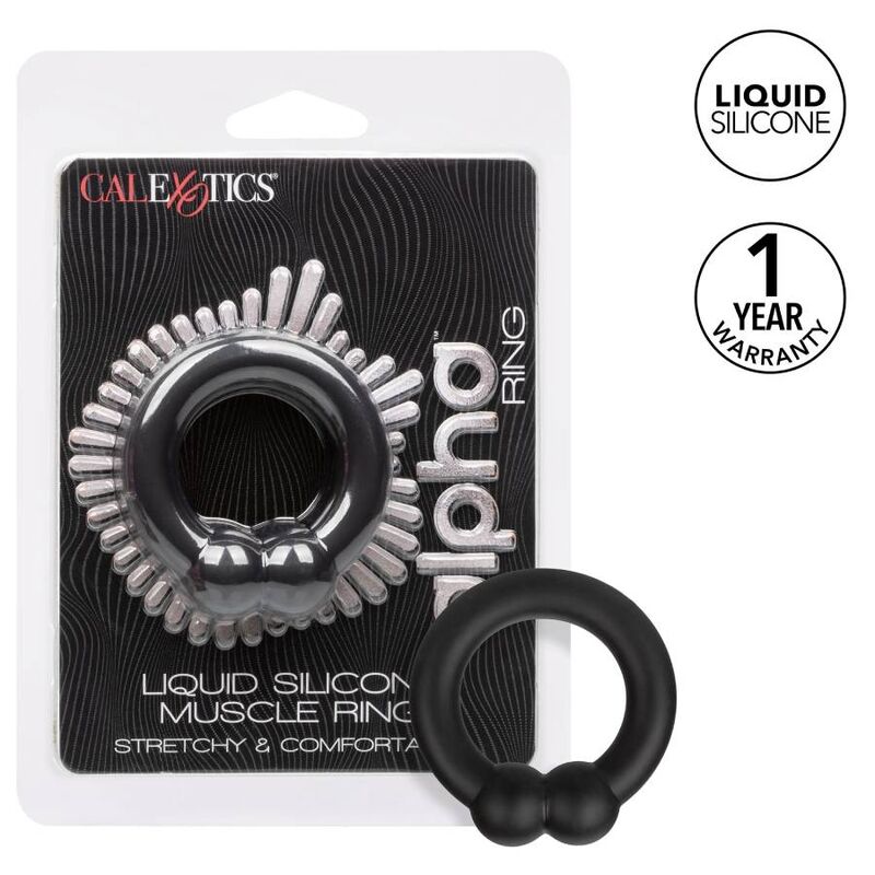 Black Alpha Muscle Ring
