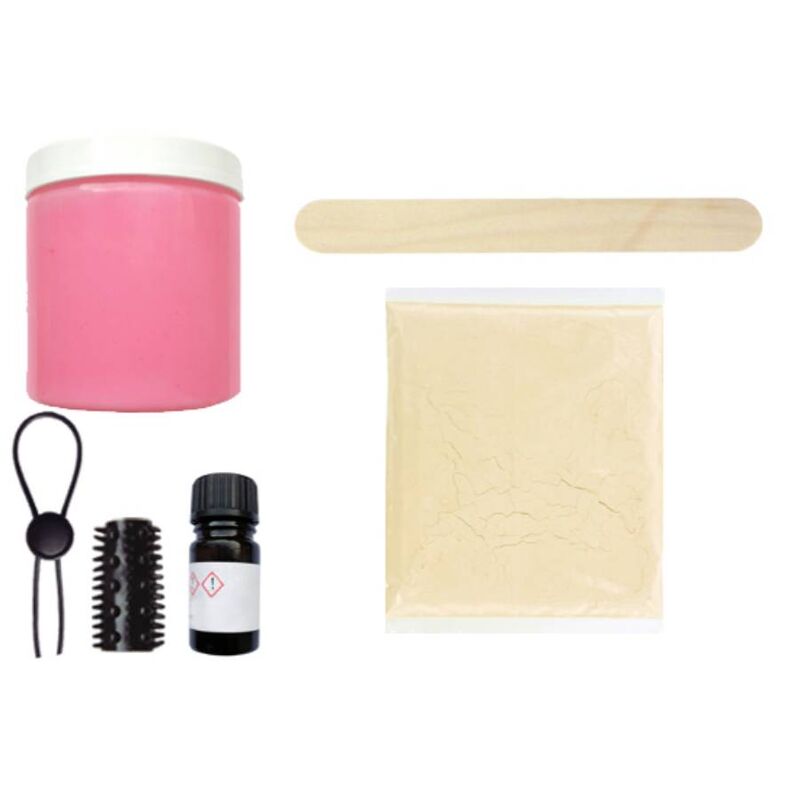 Intense pink tulip dildo