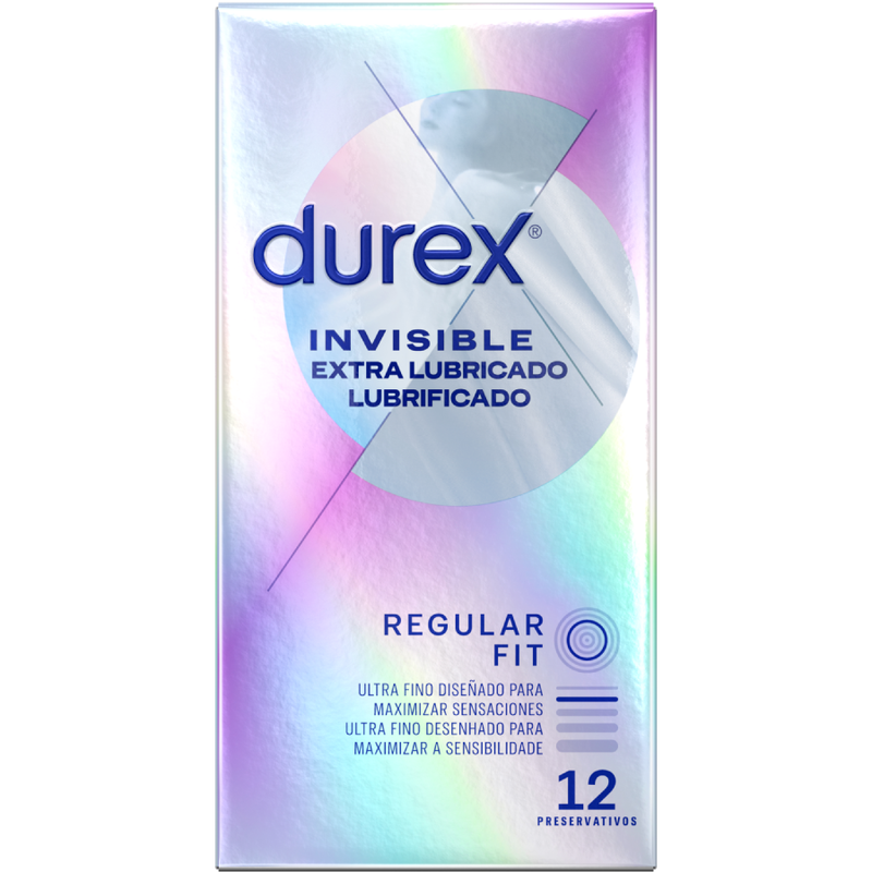 Invisible extra lubrifié 12 unités