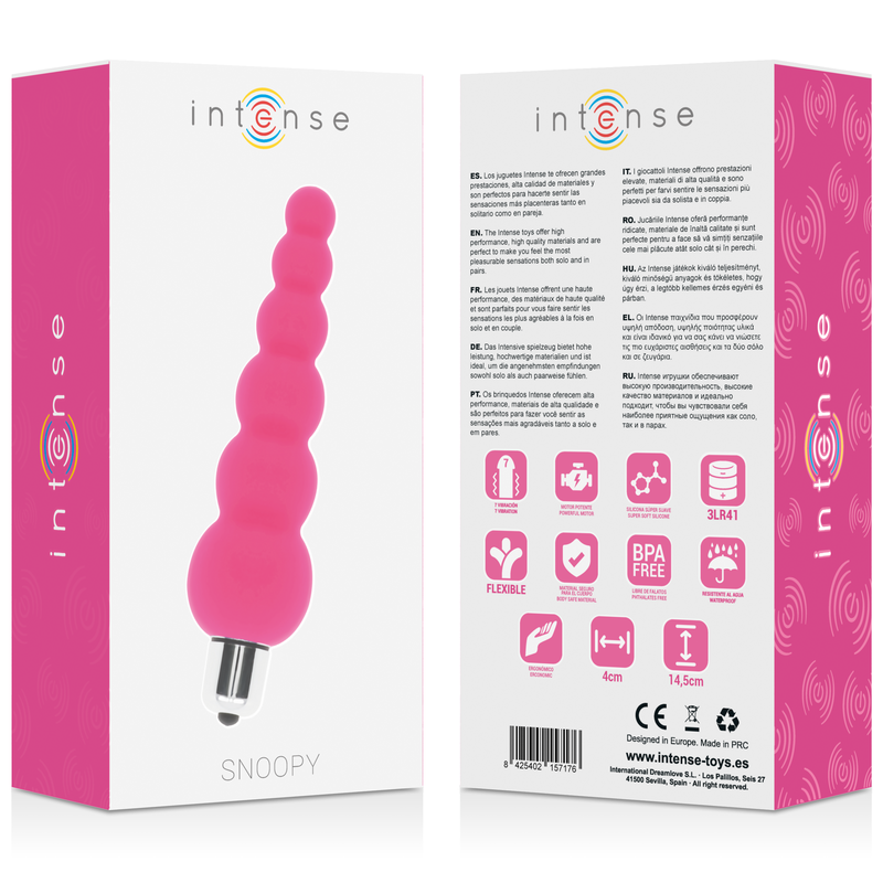 Snoopy 7 speed pink silicone