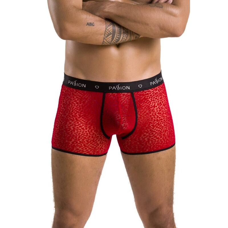 046 red parker shorts l/xl