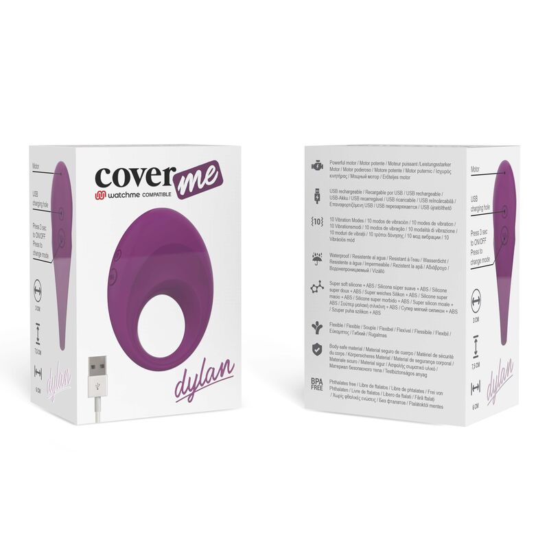 Dylan rechargeable ring compatible with watchme wireless technology