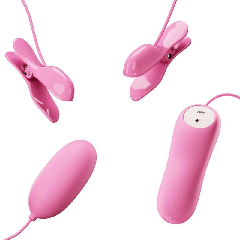 Pink tweezers with vibration and electroshock