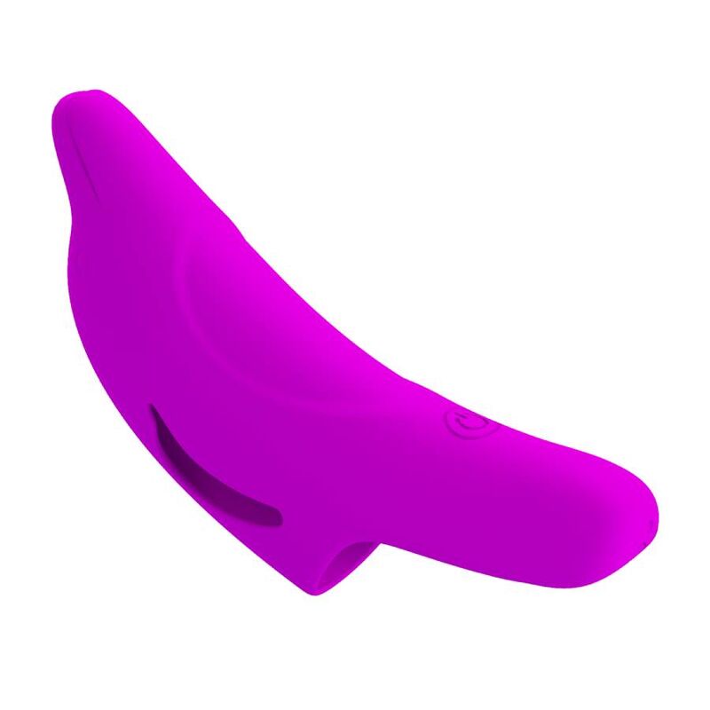 Powerful purple delphini finger stimulator