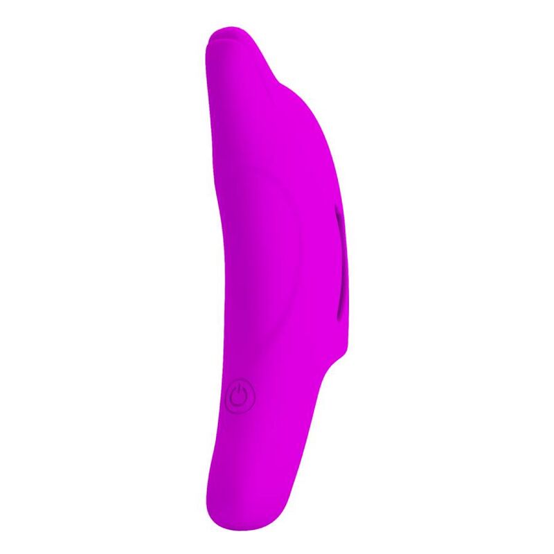 Powerful purple delphini finger stimulator