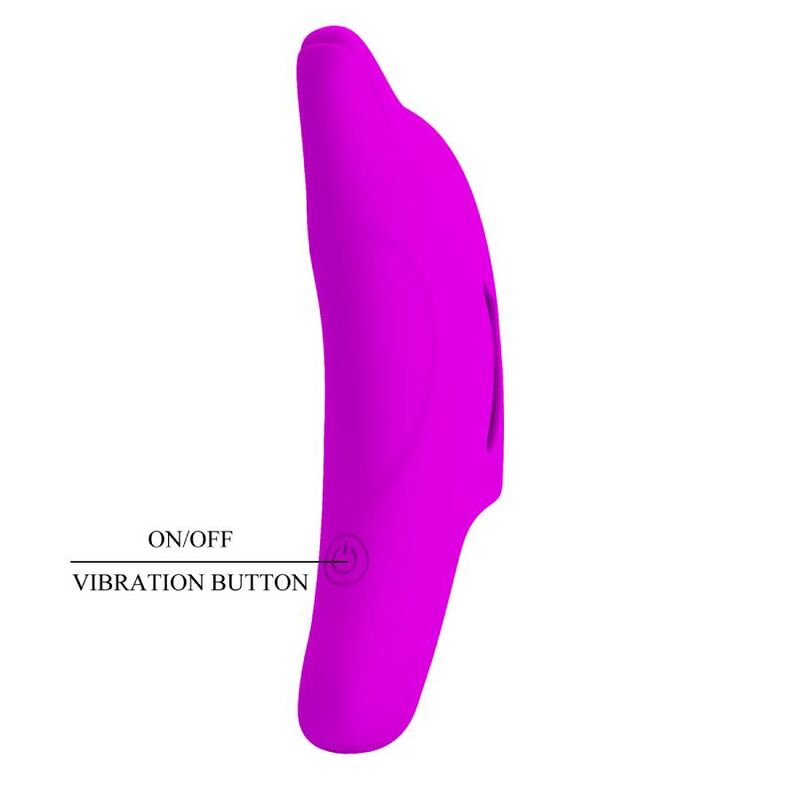 Powerful purple delphini finger stimulator