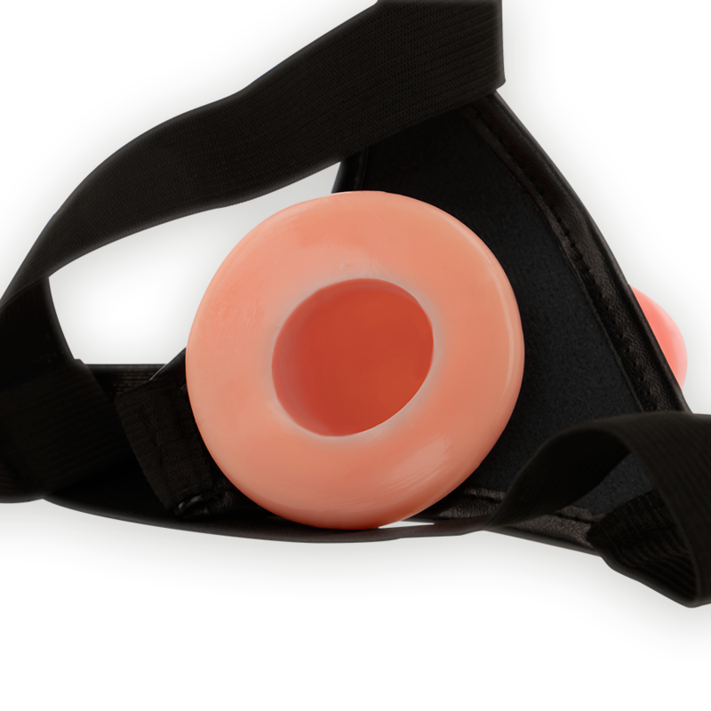 Hollow harness with dildo 18 x 3.5 cm