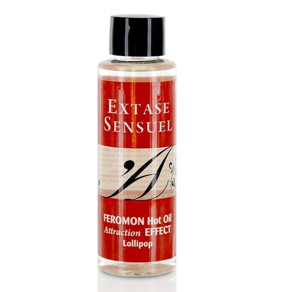 Huile de massage effet thermique aux phéromones pirulet 100 ml
