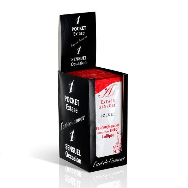 Heat Effect Pheromone Massage Oil Lollipop 10 ml