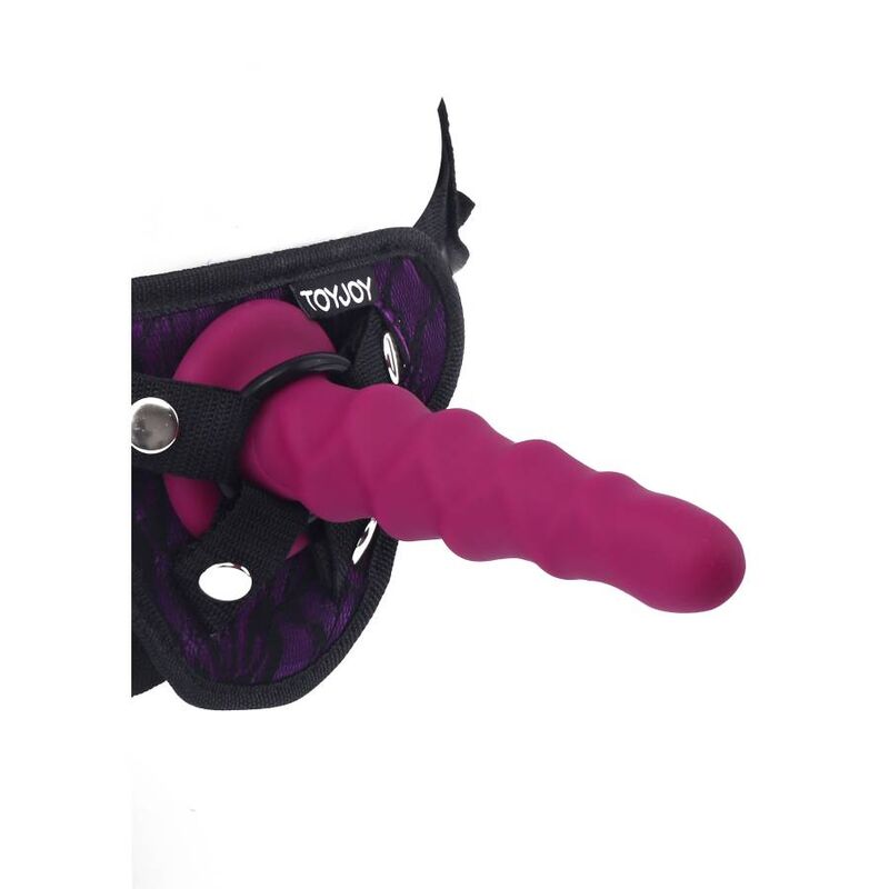 Ribbed Dong 12 cm red