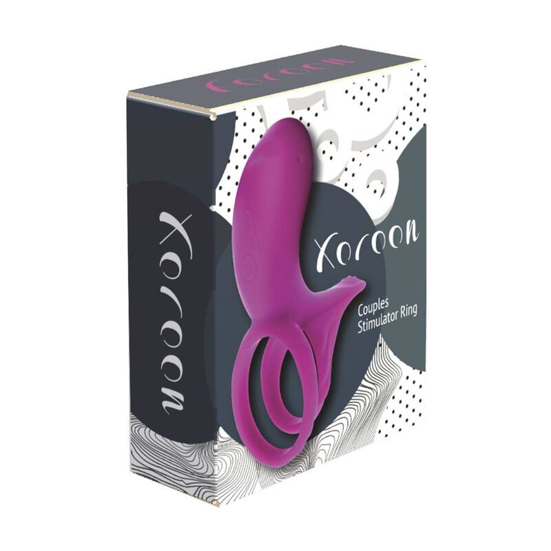 Fuchsia couples stimulator ring