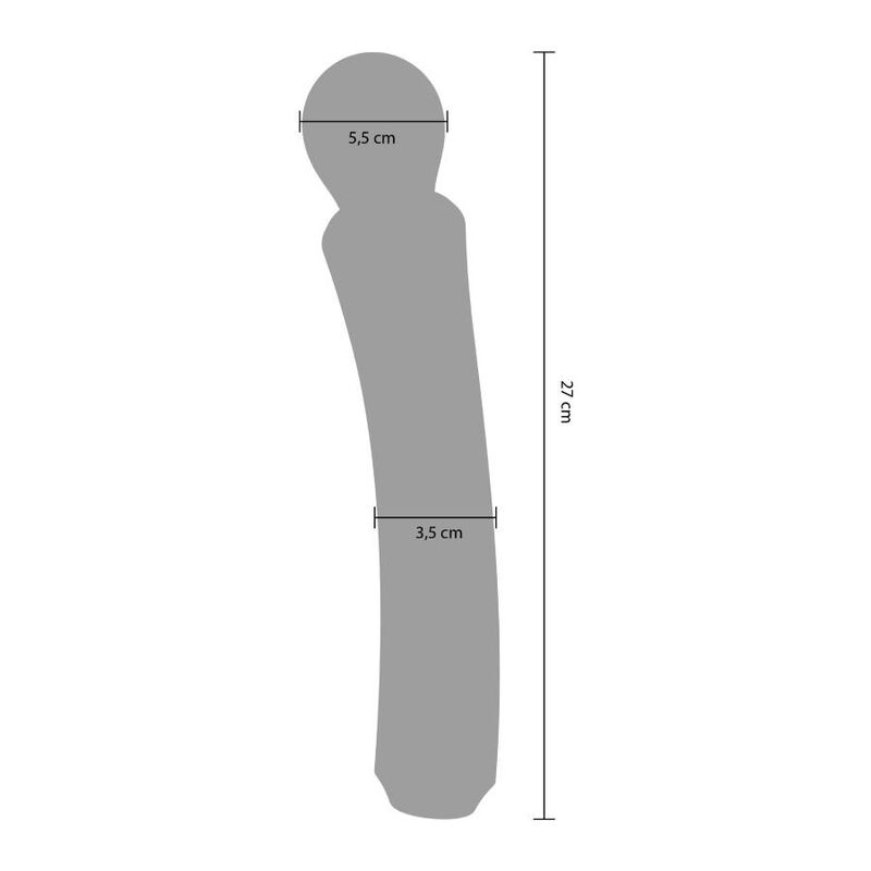 The fuchsia curved wand