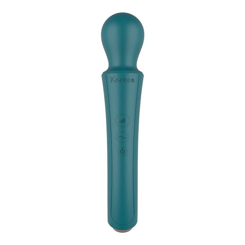 The green curved wand