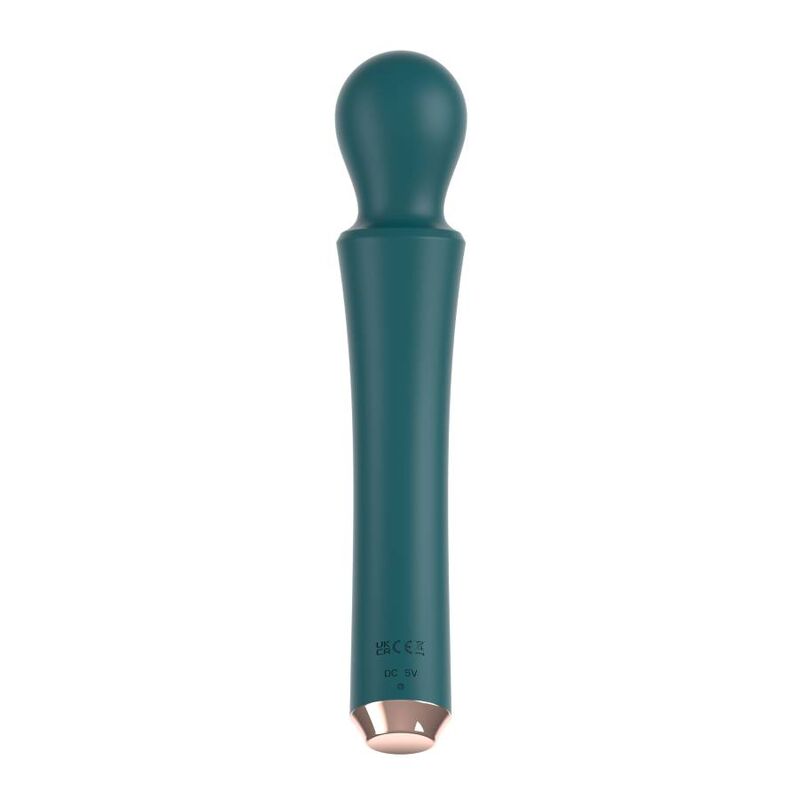 The green curved wand