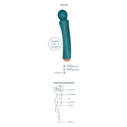 The green curved wand
