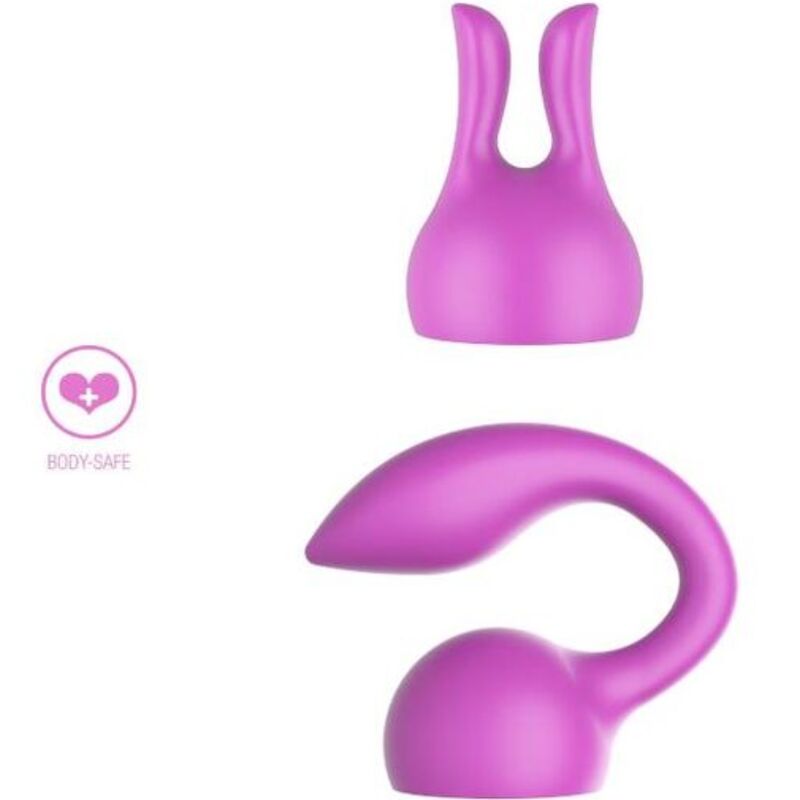 Fuchsia personal massager accessories