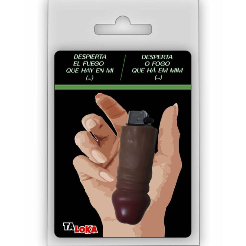 Briquet fantastique en forme de pénis de couleur mulatto 100% rechargeable