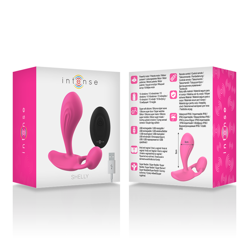 Shelly Anal Plug Remote Control Pink