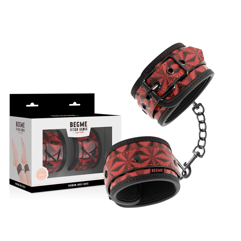 Premium red edition ankle braces with neoprene lining