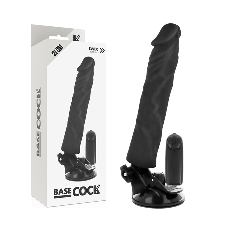 Realistic vibrator remote control natural 21 cm -o- 4 cm