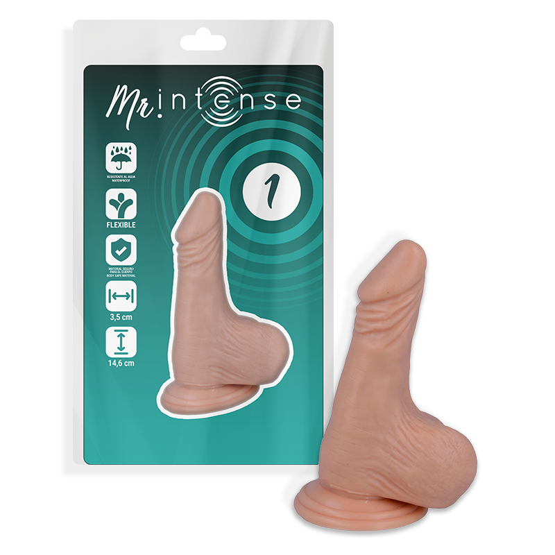 1 pénis réaliste 14.6 cm -o- 3.5 cm
