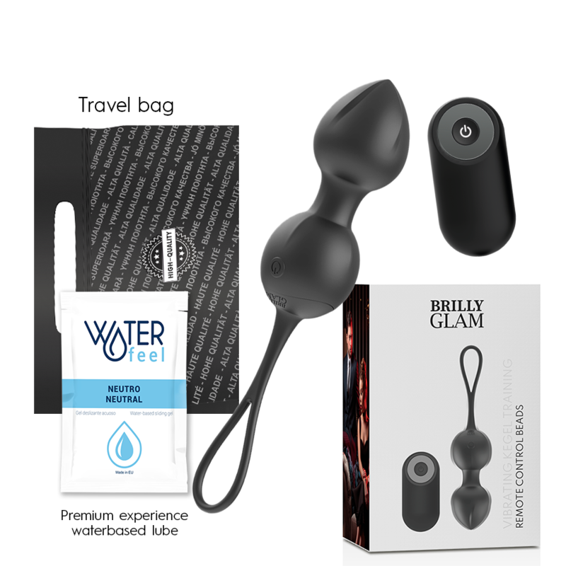Perles de kegel vibrantes télécommande