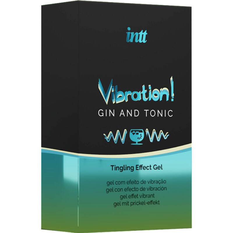 Powerful liquid vibrating gel intimate stimulant gin &amp; tonic 15ml