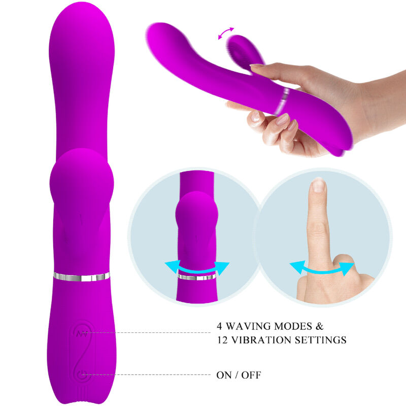Clitoral stimulating vibrator