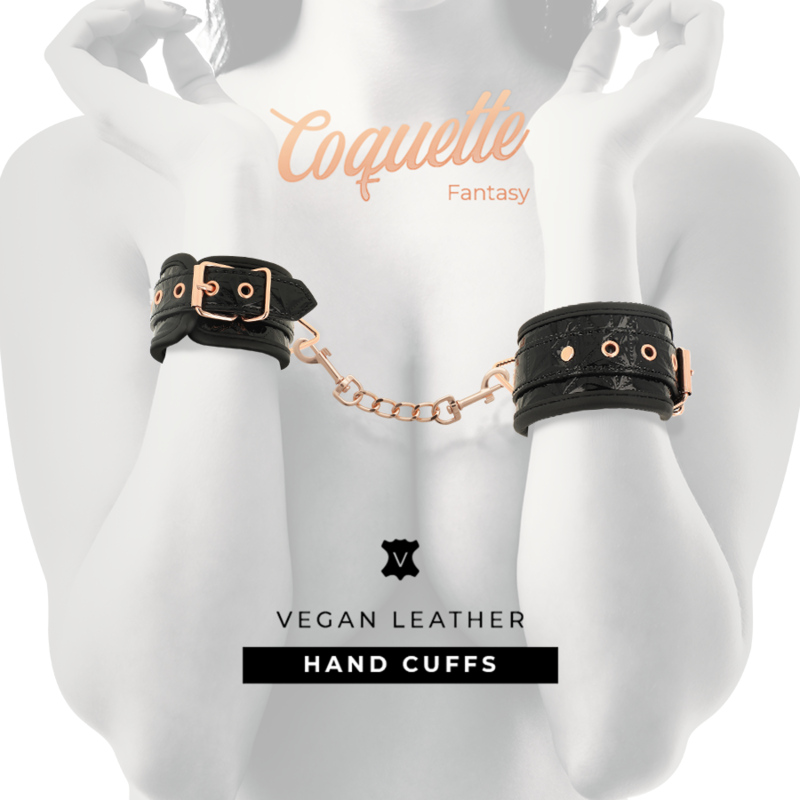 Black edition handcuffs with neoprene lining
