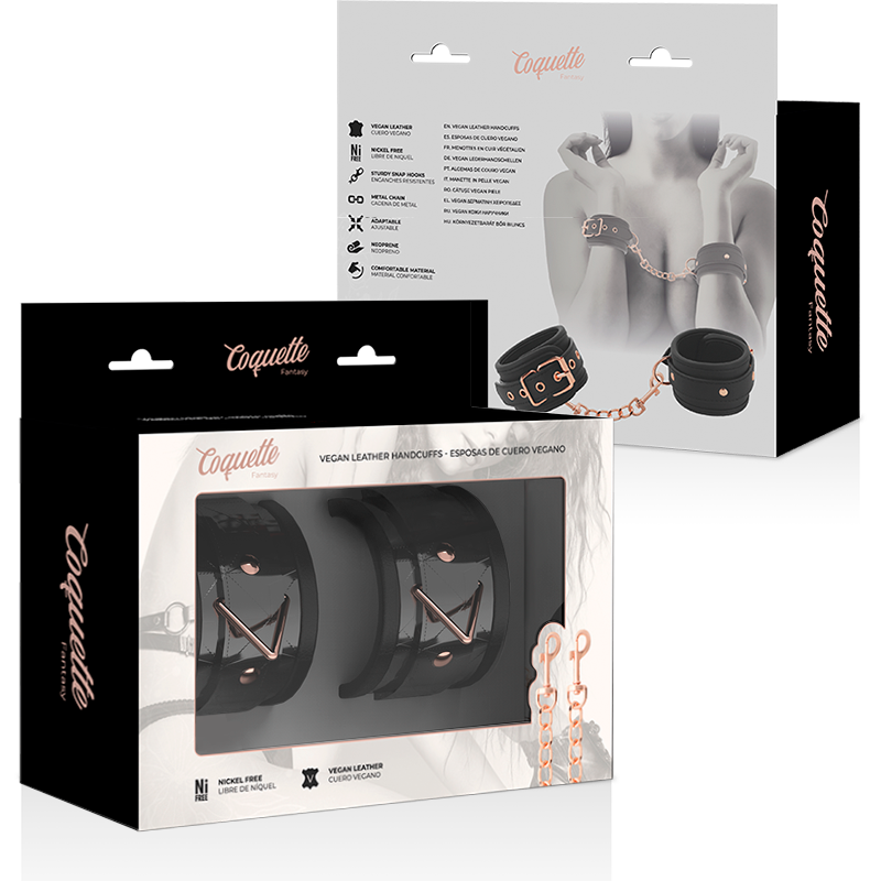 Black edition handcuffs with neoprene lining
