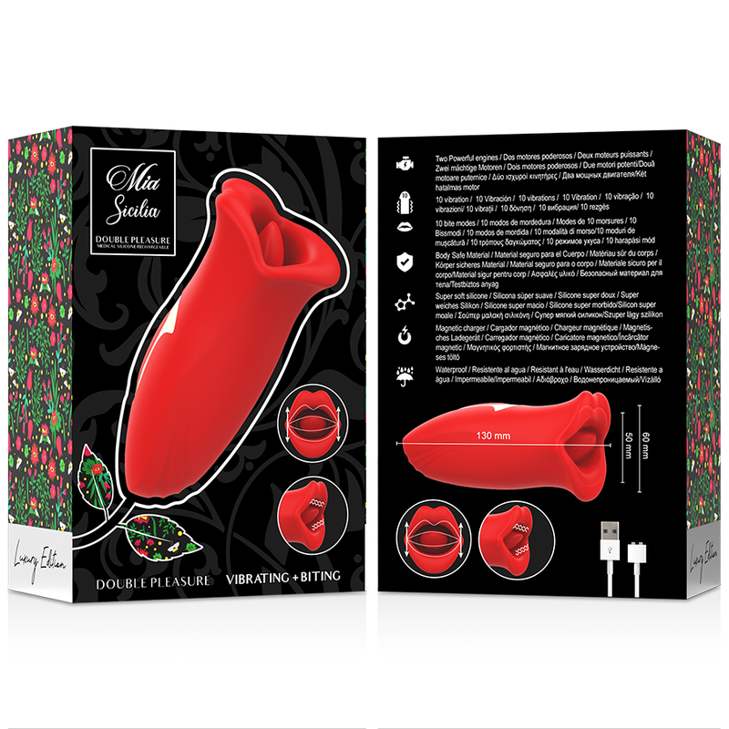 Sicilia double vibrating + biting pleasure