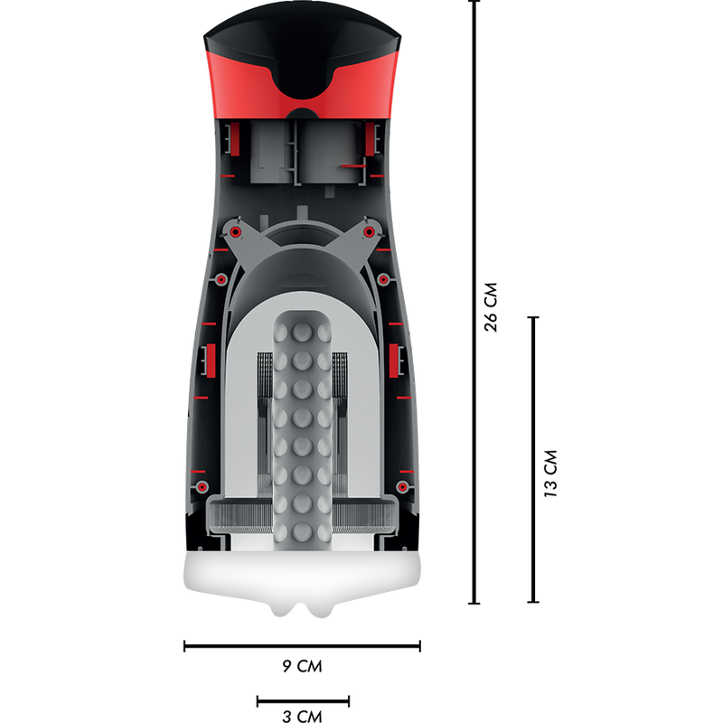 Dameron suction and vibration masturbator