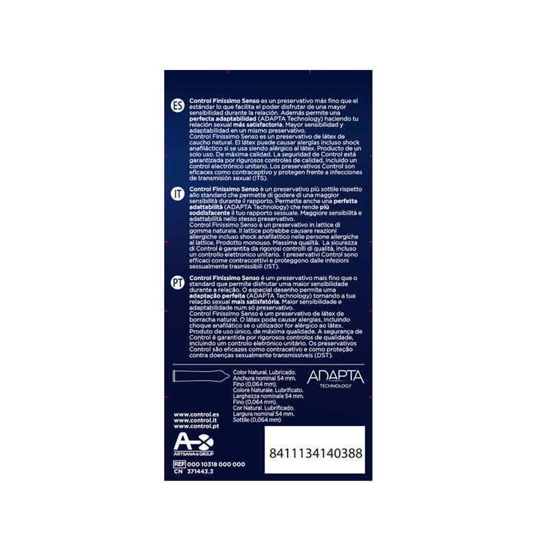 Adapta Senso condoms 12 units