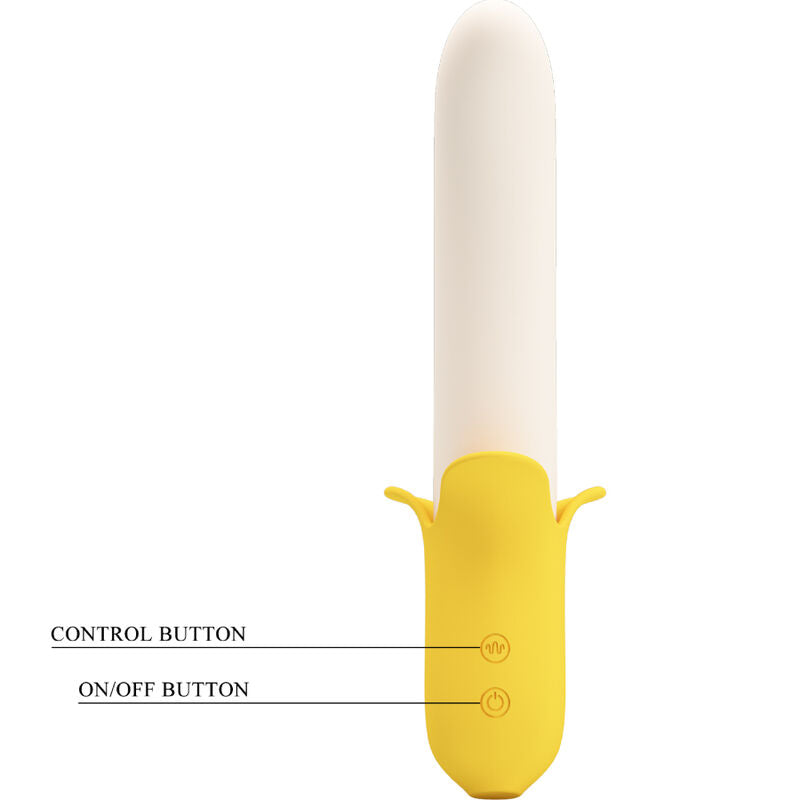 Banana geek super power 7 vibrations up&amp;down black silicone