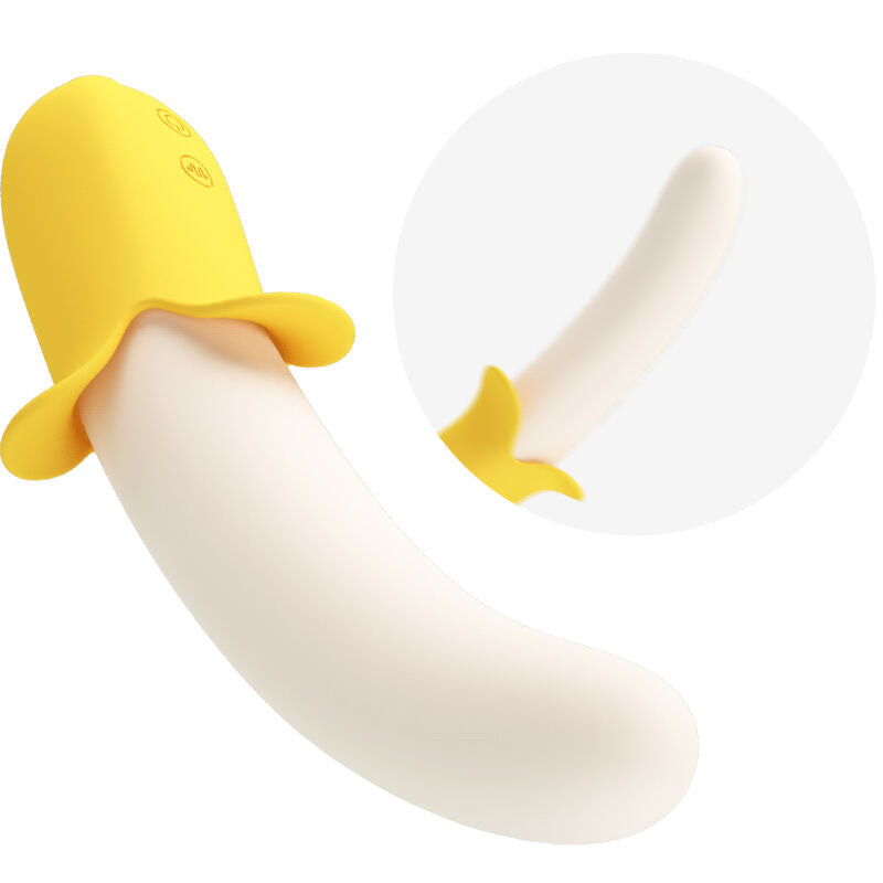 Banana geek super power 7 vibrations up&amp;down black silicone