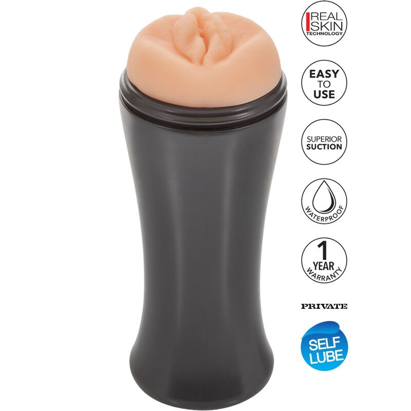 Self-lubricating wet kitten masturbator from