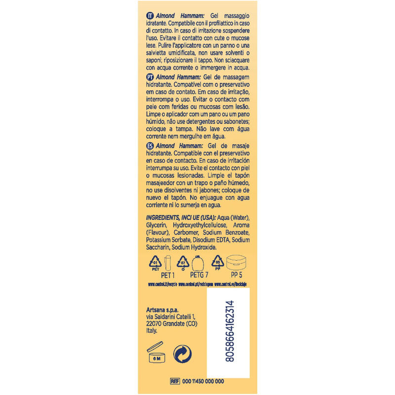 3 in 1 Almond Hammam Massage Gel 200 ml