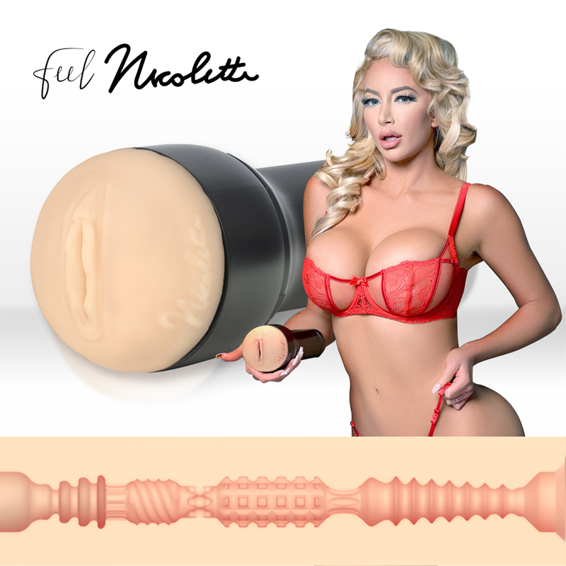 Keon + feel nicolette shea stroker + aqua quality lubricant 50 ml 