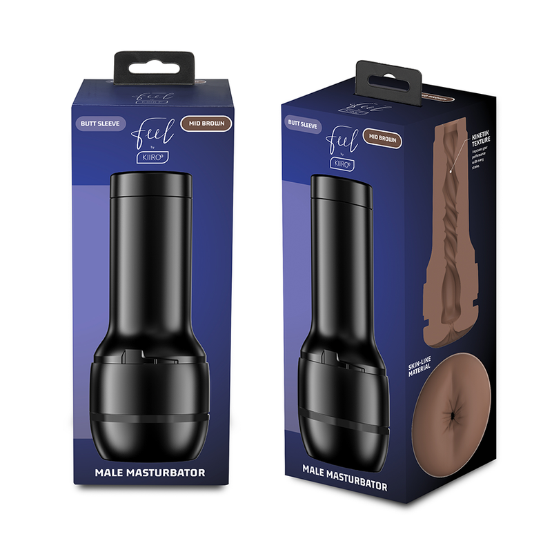 Generic Feel Stroker Butt Masturbator - Medium Brown