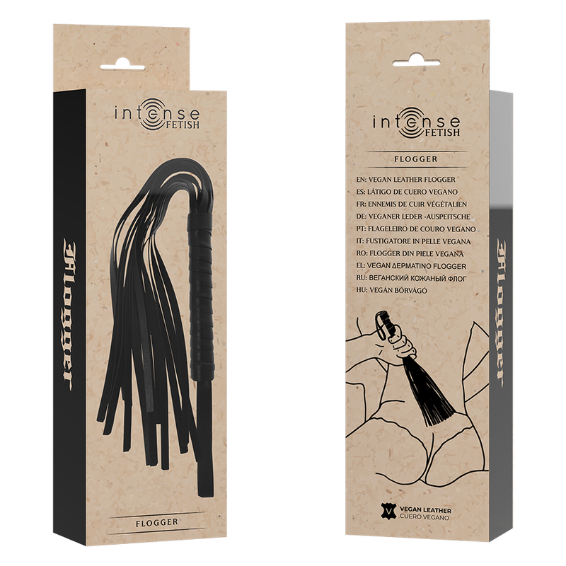 Vegan leather fetish flogger